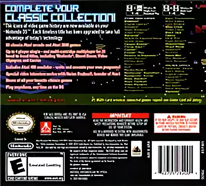 Image n° 2 - boxback : Atari Greatest Hits - Volume 2